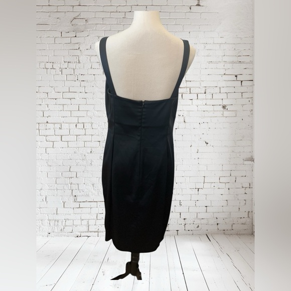 Calvin Klein Black Sleeveless Midi Dress - Picture 2 of 8
